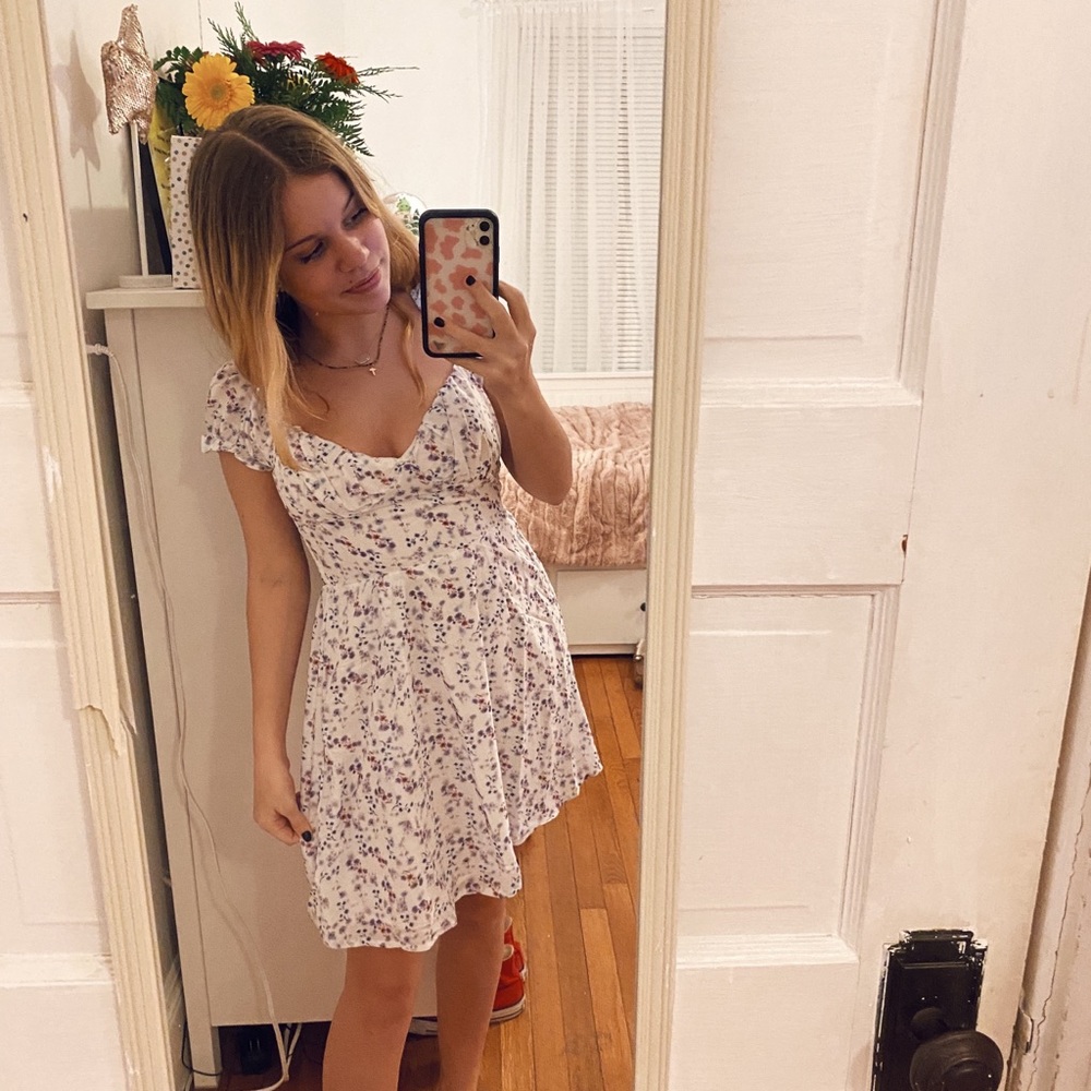 FLORAL DAINTY PRINCESS POLLY DRESS BABYDOLL TOP DRESS: size 4